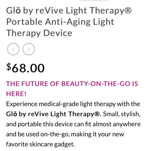 Glo Revive Light Therapy wrinkle treatment - Picture 4 of 4